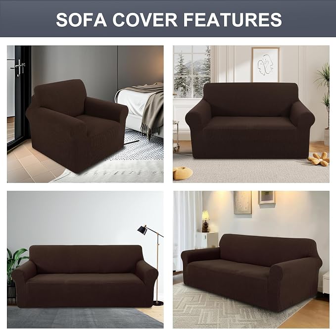 Stretch Couch Cover Washable Sofa Slipcover Furniture Protector - Image 7