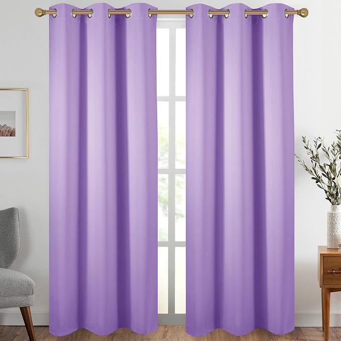 Diraysid Lavender Grommet Blackout Curtains by Diraysid%2C+refresh+your+life