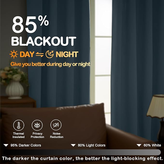 OVZME Extra Long 10 FT Blackout Curtains - Image 3