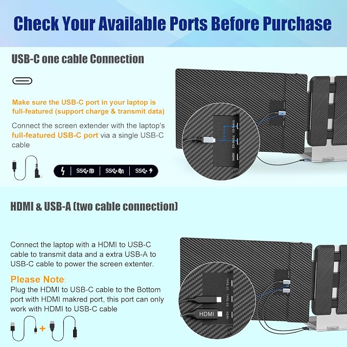 KEFEYA Laptop Screen Extender, Portable Monitor - Image 2