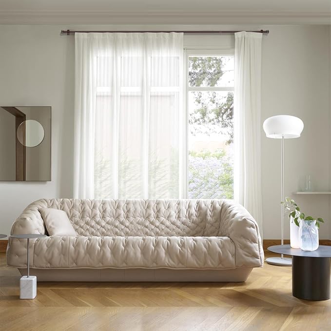 Standard Decorative Window Curtain Rods 30 to 88 Inch, 5/8 Inch Diameter Small - Image 3