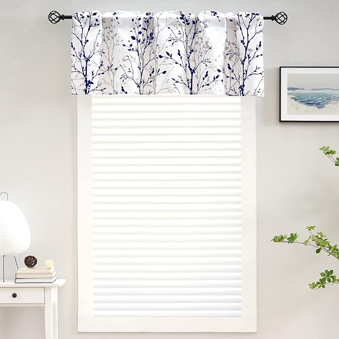 Luvyohmee Tree Branch Printed Curtain Valance, 18 inches Long Window Treatment - Image 4