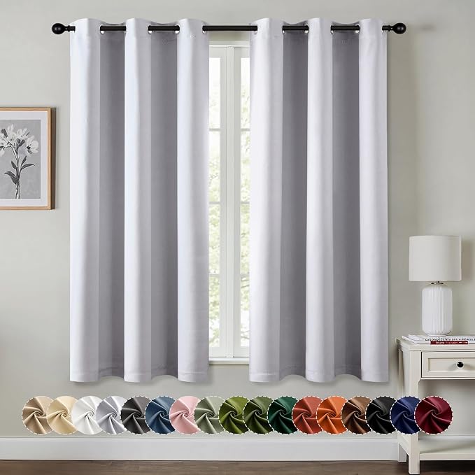 MIULEE Blackout Curtains for Bedroom Living Room 63 Inches Long 2 Panels by MIULEE