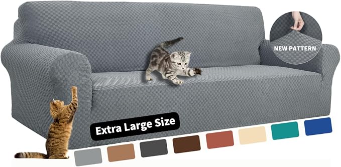 YEMYHOM Couch Cover Latest Jacquard Design High Stretch Extra Large Sofa Covers by YEMYHOM