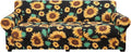 hyha Couch Cover, Floral Pattern, 4 Pieces, Sofa Slipcovers, by hyha