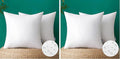 MIULEE Pack of 4 18x18 Inch Outdoor Pillow Inserts Waterproof Decorative Throw by MIULEE