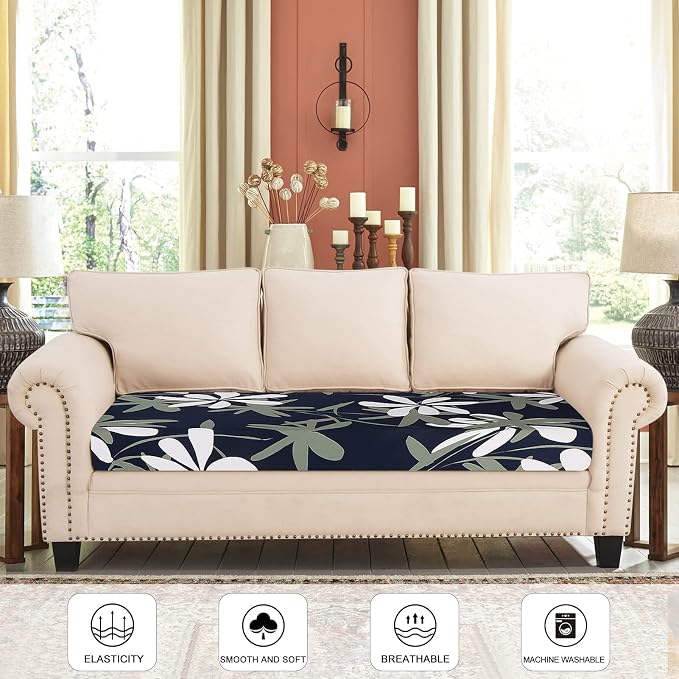 SearchI Stretch Printed Sofa Couch Cushion Covers Replacement Chair Cushion - Image 2
