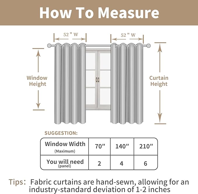 LAMIT Terracotta Linen Curtains 63 inch Length 2 Panels - Image 8