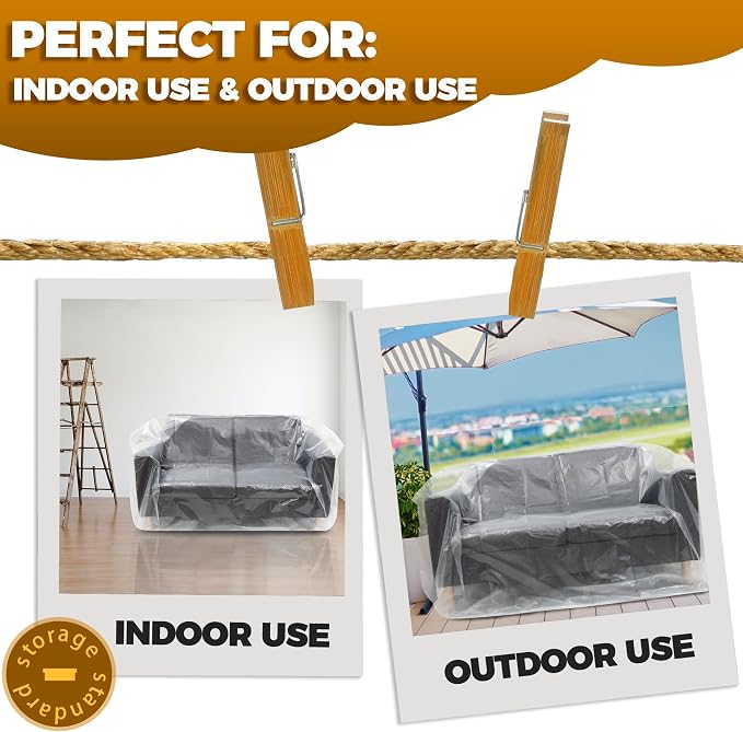 Plastic Furniture Covers for Moving - Image 6