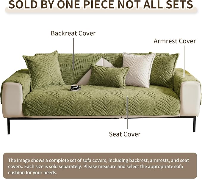 Sectional Couch Cover, Non-Slip Sofa Cover Plush Warm, Funny Fuzzy Pet Couch - Image 6