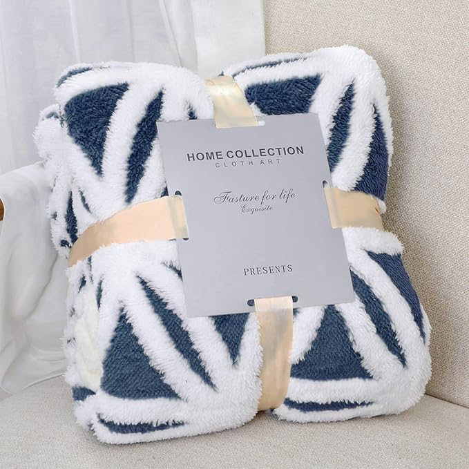 LOMAO Sherpa Fleece Blanket for Mom Cozy Soft Throw Blanket for Women Men by LOMAO