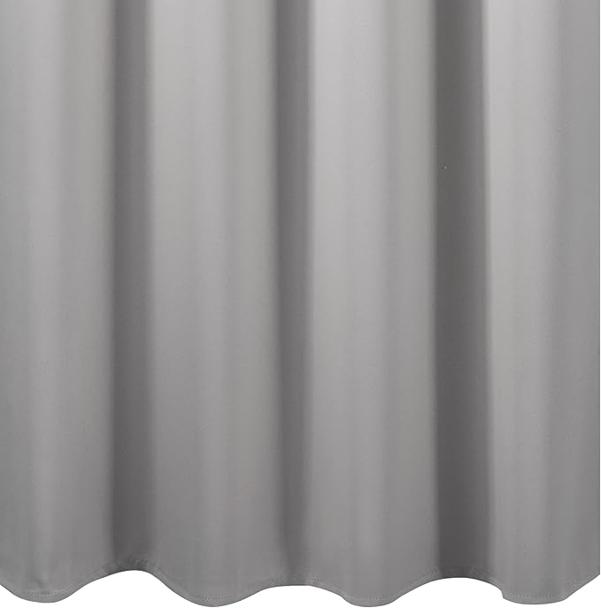 LEMOMO Light Grey Blackout Curtains 66 x 63 Inch Length/Set of 2 Curtain - Image 9