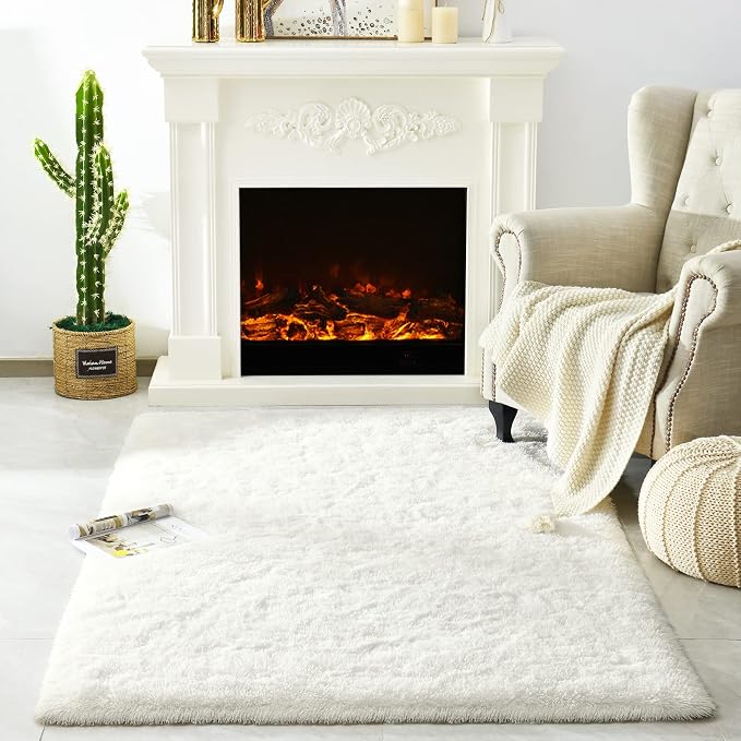 Merelax Soft Modern Indoor Shaggy Area Rug - Image 5