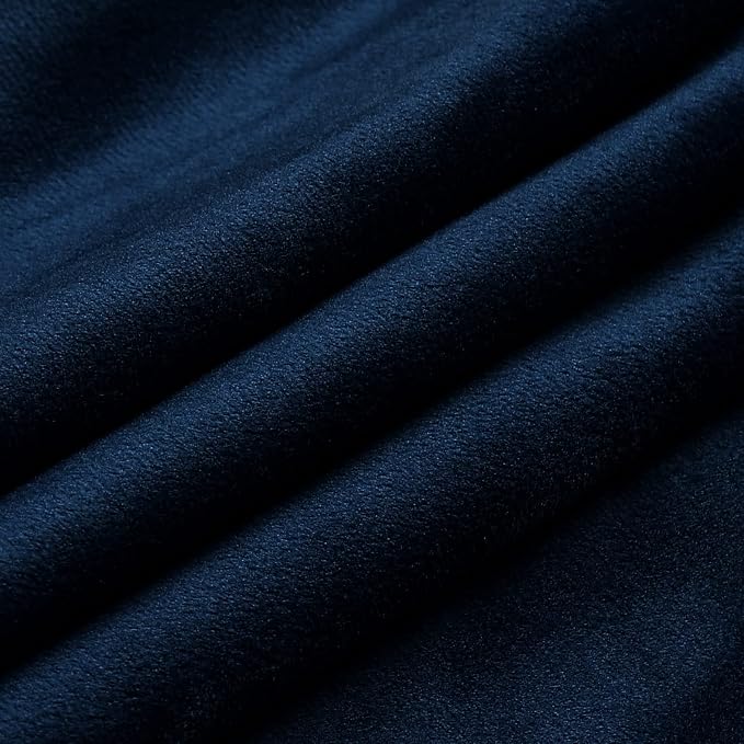 NiNi ALL Decorative Throw Pillow Covers Velvet 26x26 Inch Pack of 2 Dark Blue - Image 5