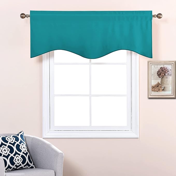 NICETOWN Blackout Valances for Window Living Room, Farmhouse Style Kitchen - Image 5