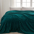 NEWCOSPLAY Super Soft King Blanket Dark Teal Premium Silky Flannel Fleece 3D by NEWCOSPLAY