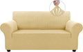 Asnomy Sofa Covers for 2 Cushion Couch Stretch loveseat Covers Slipcovers by Asnomy