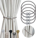 4 Pack Magnetic Curtain Tiebacks Modern Handmade Rope Curtain Tie Backs by HIASTRA