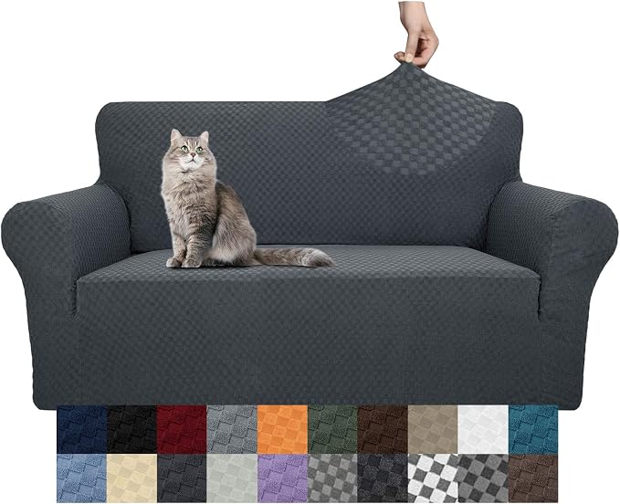 YEMYHOM Couch Cover Latest Jacquard Design High Stretch Sofa Covers by YEMYHOM