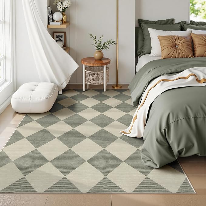 Beeiva Checkered Print 5x7 Rugs - Image 7