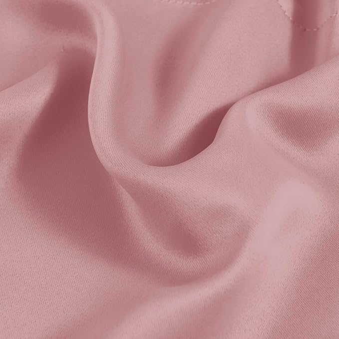 Hiasan Valance Curtains for Kitchen Blackout Thermal Insulated Solid Window - Image 3