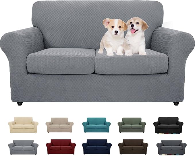 MAXIJIN 3 Piece Jacquard Couch Covers by MAXIJIN