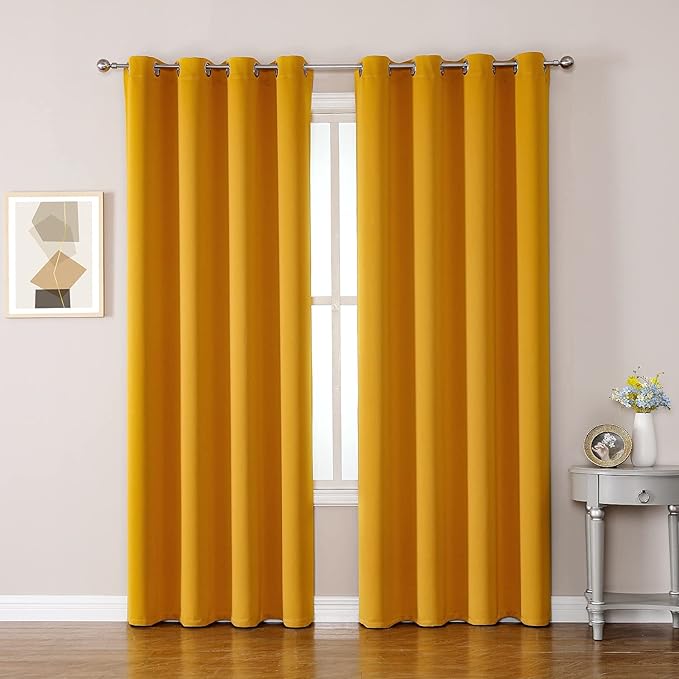 ChrisDowa Grommet Room Darkening Curtains by ChrisDowa