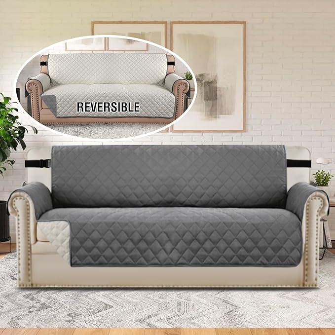 H.VERSAILTEX Sofa Protector for Dogs/Cats/Pets Sofa Slipcover Quilted Furniture - Image 3