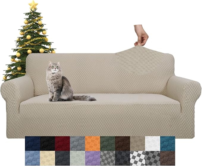 YEMYHOM Couch Cover Latest Jacquard Design High Stretch Sofa Covers - Image 8