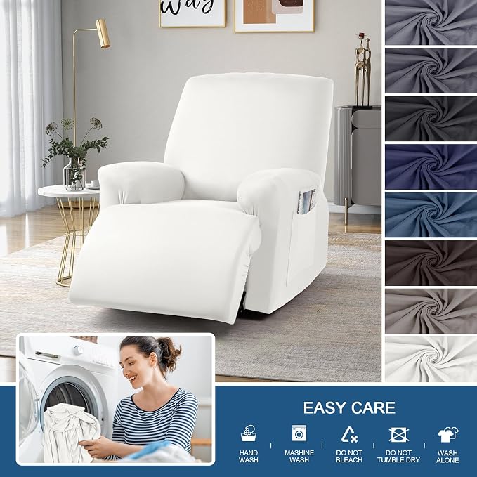 TAOCOCO Stretch Recliner Couch Covers 3-Pieces Style Recliner Chair Covers - Image 7