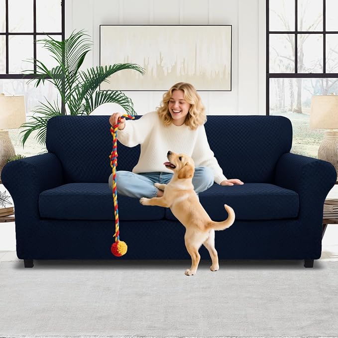 MAXIJIN 3 Piece Stretch Couch Covers - Image 2