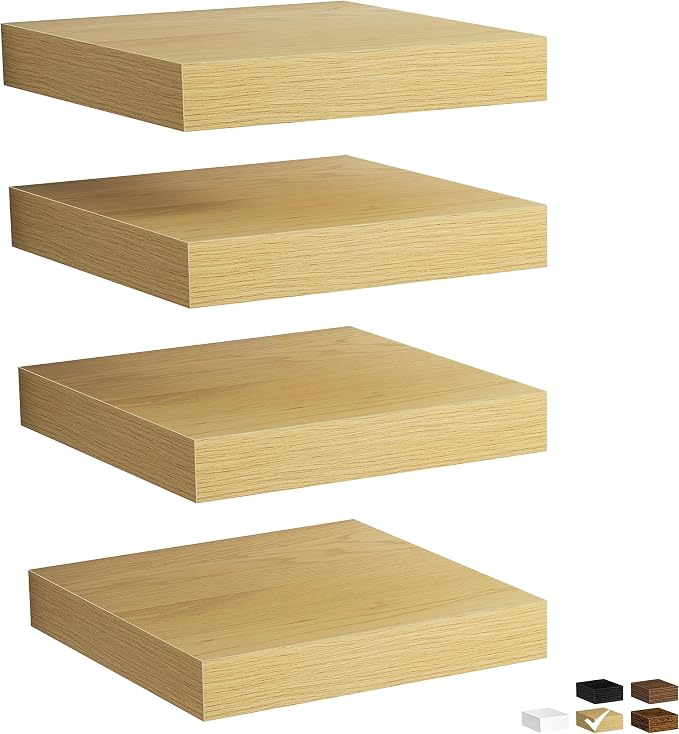 Fun Memories Rustic Wood Floating Shelves by FunMemories