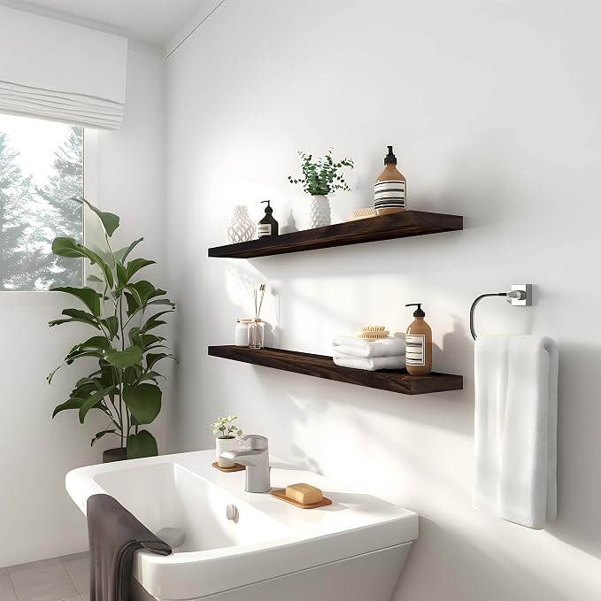 PHPH 36 Inch Wood Floating Shelves - Image 7
