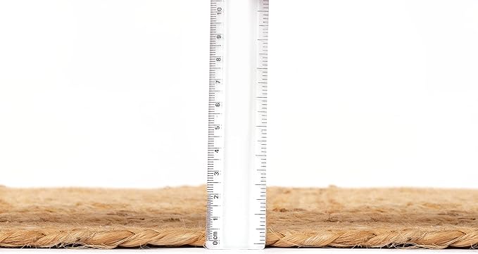 Hausattire Hand Woven Jute Braided Area Rug, 8’x10’ – Natural, Reversible Boho - Image 5