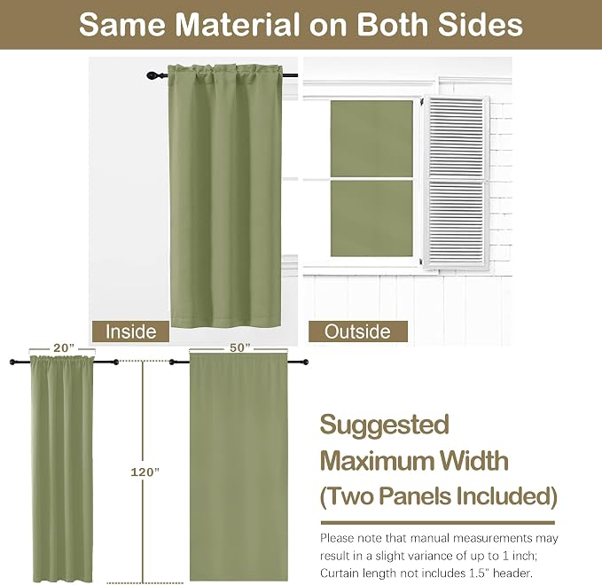 OVZME Extra Long 10 FT Blackout Curtains - Image 2