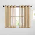 NICETOWN Linen Curtains 45 inch Length by NICETOWN