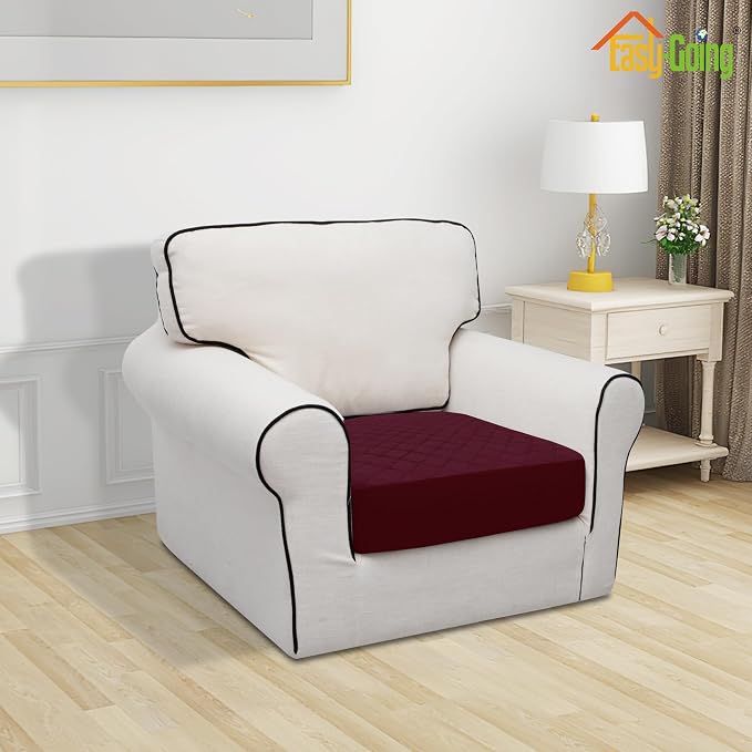Easy-Going Waterproof Oversized Chair Cushion Covers, Non-Slip Leakproof Sofa - Image 2