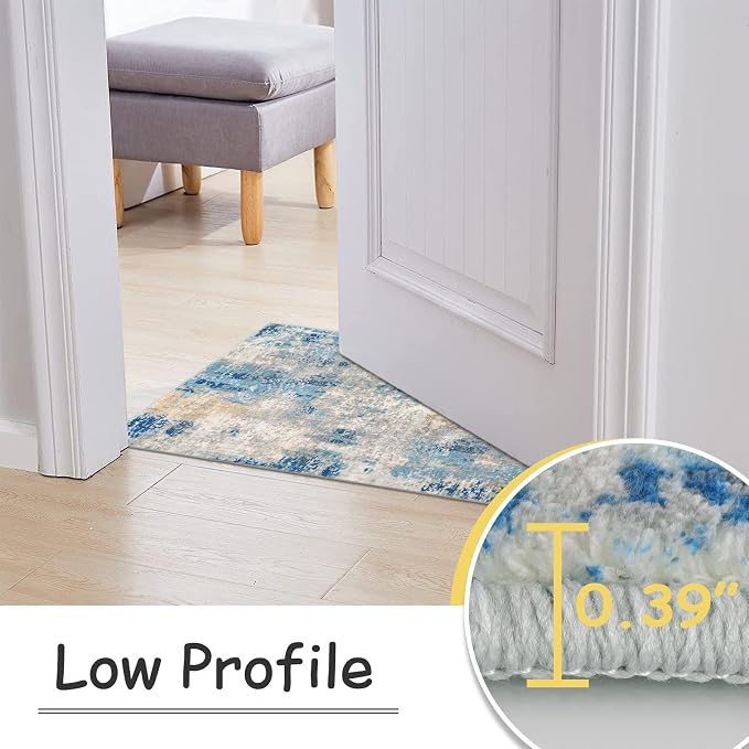 Lahome Modern Abstract Kitchen Rug - Image 5