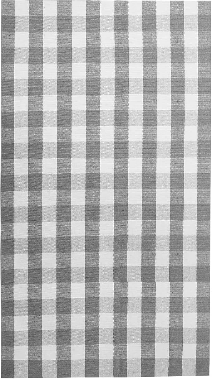 IOHOUZE Buffalo Plaid Rug 5x7 Ft Indoor Outdoor Rug, Washable Rugs - Image 8