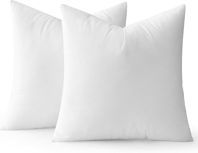 MIULEE 24x24 Pillow Inserts Set of 2, Square Decorative Throw Pillow Premium by MIULEE
