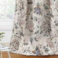 H.VERSAILTEX Blackout Curtains 63 Inch Length 2 Panels Set Floral Print Curtain by HVERSAILTEX