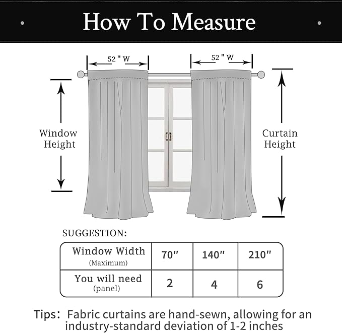 LAMIT Halloween Black Velvet Blackout Curtains - Image 8