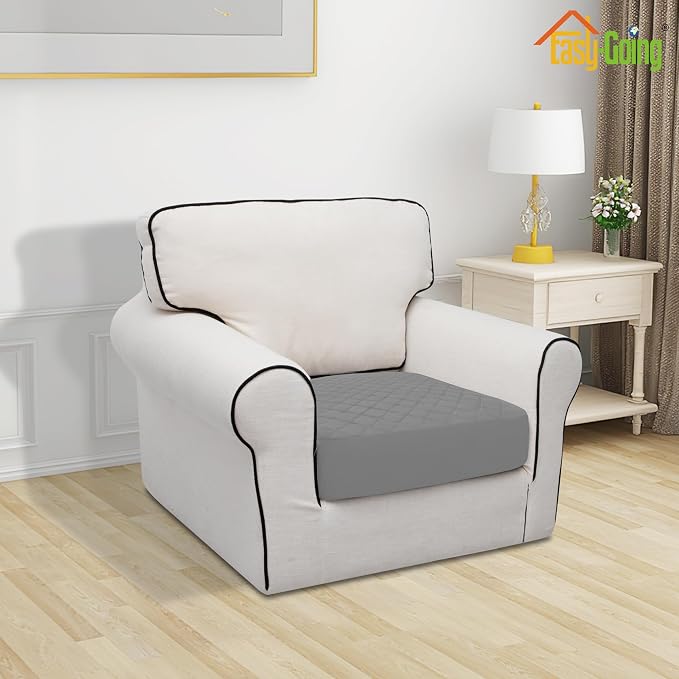 Easy-Going Waterproof Oversized Chair Cushion Covers, Non-Slip Leakproof Sofa - Image 2