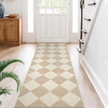 Beeiva Checkered Print Carpet Runners by Beeiva