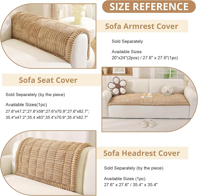 OstepDecor Washable Couch Cover - Image 3