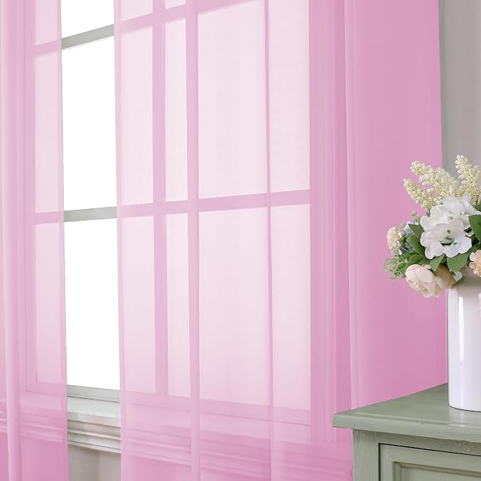 Aiyufeng White Valances 14 Inches Long - Image 3