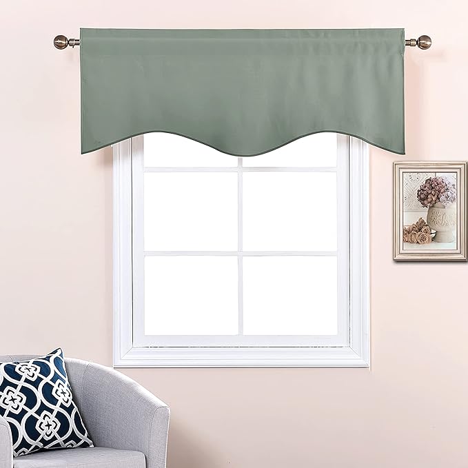 NICETOWN Scalloped Window Valance - Image 6