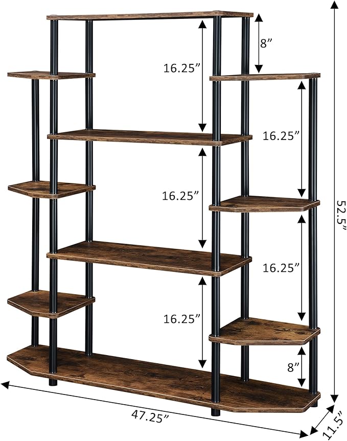 Convenience Concepts Designs2Go No Tools Wall Unit Bookshelf 47.25" - Image 3