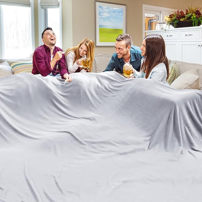 Edenleaf Oversized Blanket 120x120 Inches, Giant Huge Companion by Edenleaf