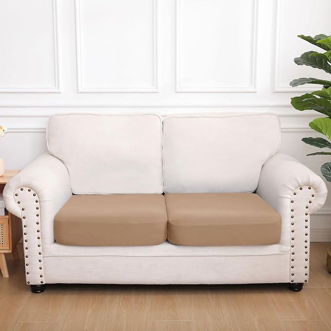 hyha Waterproof Couch Cushion Covers, Stretch Sofa Couch Seat Slipcover - Image 7